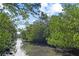 Tranquil canal setting with lush greenery at 4390 Saxon Dr, New Smyrna Beach, FL 32169