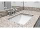Bathroom vanity with granite countertop and single sink at 440 Macgregor Rd, Winter Springs, FL 32708