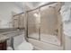 Bathroom with shower/tub combo and granite vanity at 5106 Nw 35Th Lane Rd, Ocala, FL 34482