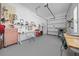 Well-equipped garage workshop featuring workbenches, storage, and plenty of space at 5106 Nw 35Th Lane Rd, Ocala, FL 34482