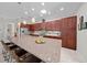 Gourmet kitchen boasts granite countertops and stainless steel appliances at 5106 Nw 35Th Lane Rd, Ocala, FL 34482