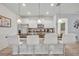 Modern kitchen with stainless steel appliances and an island at 5437 Misty Oak Cir, Davenport, FL 33837