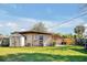Large backyard with shed and wooden fence at 112 Azalea Ln, Sanford, FL 32773