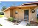 Front entrance with stone facade and a wreath at 112 Azalea Ln, Sanford, FL 32773