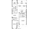 First floor plan showcasing kitchen, great room, dining area, and two-car garage at 13106 Dendy Way # 19, Winter Garden, FL 34787