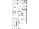 First floor plan showcasing a two-car tandem garage, great room, and home office at 13171 Faro Ct # 31, Winter Garden, FL 34787