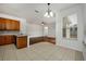 Kitchen boasts a breakfast nook and ample counter space at 13442 Old Dock Rd, Orlando, FL 32828