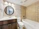 Updated bathroom with tub and shower, vanity, and toilet at 1948 S Conway Rd # 3, Orlando, FL 32812