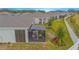 Aerial view showcasing the home's private backyard and community setting at 1987 Key Bay Trl, Kissimmee, FL 34747