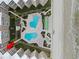 Overhead view of resort-style pool and beach access at 2401 S Atlantic Ave # C306, New Smyrna Beach, FL 32169