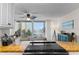 Kitchen with ocean view and granite countertops at 2401 S Atlantic Ave # C306, New Smyrna Beach, FL 32169