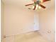 Empty bedroom with ceiling fan and carpet at 429 Copperstone Cir, Casselberry, FL 32707