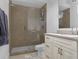 Clean bathroom with a walk-in shower and modern vanity at 433 Carolina Ave, Winter Park, FL 32789