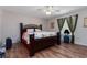 Empty bedroom with wood flooring and ample space at 437 Prestwick Dr, Davenport, FL 33897