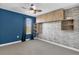 Bedroom with built-in shelves and ceiling fan at 4538 Cortland Dr, Davenport, FL 33837
