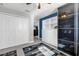 Bedroom with large closet, built-in shelving, and a modern aesthetic at 4538 Cortland Dr, Davenport, FL 33837