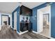 Convenient coffee bar with microwave and storage at 4538 Cortland Dr, Davenport, FL 33837