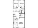 Second floor plan features 3 bedrooms, 2 baths, and a loft at 5106 Rain Shadow Dr, Saint Cloud, FL 34772