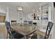 Modern dining room with built-in shelving at 914 Charo Pkwy # 113, Davenport, FL 33897