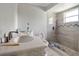 Modern bathroom with double sinks and walk-in shower at 9405 Holbrook Dr, Orlando, FL 32817