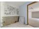 Unfinished bathroom with new tile flooring at 9405 Holbrook Dr, Orlando, FL 32817