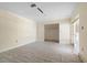 Unfinished bedroom with new flooring and closet at 9405 Holbrook Dr, Orlando, FL 32817