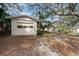 Detached garage with ample parking space at 1 Black Jack Cir, Port Orange, FL 32128