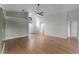 Living room with vaulted ceiling and wood flooring at 1621 Riveredge Rd, Oviedo, FL 32766