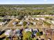 Aerial view of a mobile home community near a lake at 28 Da Rosa Ave, Debary, FL 32713