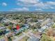 Aerial view of a single-Gathering home in a residential neighborhood at 3306 Florene Dr, Orlando, FL 32806