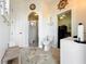 Clean bathroom with shower, toilet, and nautical decor at 3415 S Mellonville Ave, Sanford, FL 32773