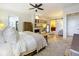 Luxurious main bedroom suite with fireplace and private bathroom access at 3415 S Mellonville Ave, Sanford, FL 32773