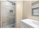 Modern bathroom with updated shower and vanity at 958 Dunraven Dr, Winter Park, FL 32792