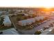 Aerial view of community with sunset at 120 Georgetown Dr, Casselberry, FL 32707