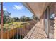 Balcony overlooking a grassy courtyard at 120 Georgetown Dr, Casselberry, FL 32707
