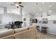 Open living room and kitchen area at 13871 Briand Ave, Orlando, FL 32827