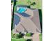 Aerial view of a home with solar panels and screened-in pool at 1855 Sugar Cove Ct, Ocoee, FL 34761