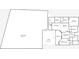 Detailed floor plan showcasing layout including a kitchen, living room, and backyard with pool at 1855 Sugar Cove Ct, Ocoee, FL 34761