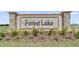 Forest Lake community entrance sign at 2128 Silver Brook Way, Davenport, FL 33837