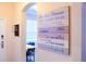 Inspirational wall art with Gathering-friendly message at 227 Verona Ave, Davenport, FL 33897