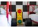 bedroom with race car themed twin beds and traffic light decor at 2735 Calabria N Ave, Davenport, FL 33897