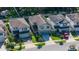Aerial view of homes with solar panels at 2775 Red Horse Dr, Kissimmee, FL 34744