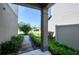 Front walkway and small garden area at 2775 Red Horse Dr, Kissimmee, FL 34744