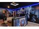 Star Wars themed theater room with movie screen and seating at 3083 Mahalo Dr, Davenport, FL 33897