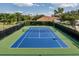 Community tennis court with green fencing at 3237 River Branch, Kissimmee, FL 34741