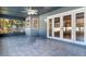 Relaxing screened patio with access to the backyard and pool at 3307 Heathgate Ct, Orlando, FL 32812