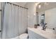 Clean bathroom with shower/tub combo and modern vanity at 493 Carey Way, Orlando, FL 32825