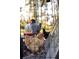 Three chickens in a wire enclosure at 720 Napoli Ln, New Smyrna Beach, FL 32168