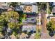 Aerial view of a charming house with a well maintained yard at 123 N Hyer Ave, Orlando, FL 32801