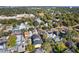 Aerial view of the home's neighborhood, highlighting nearby amenities and streets at 123 N Hyer Ave, Orlando, FL 32801